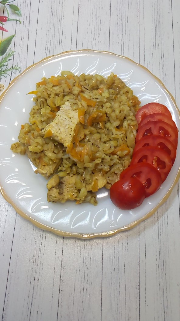 Плов из перловки со свининой — рецепт с пошаговыми фото и видео