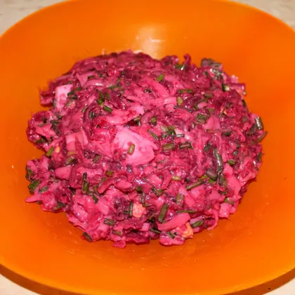 Салат из свеклы. Очень нежный и вкусный салат с сыром Пармезан