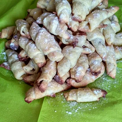Печенье "Гусенички" #кулинарныймарафон