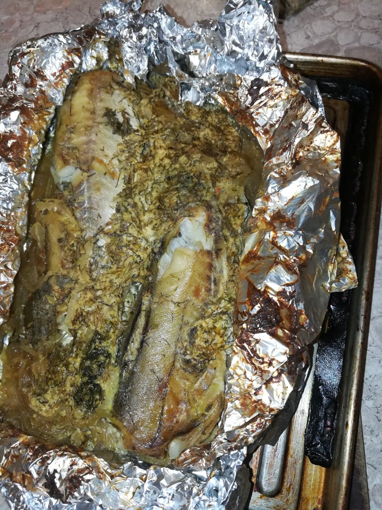 Рыба с картошкой в фольге