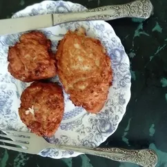 Котлеты из фасоли и репчатого лука.🍴