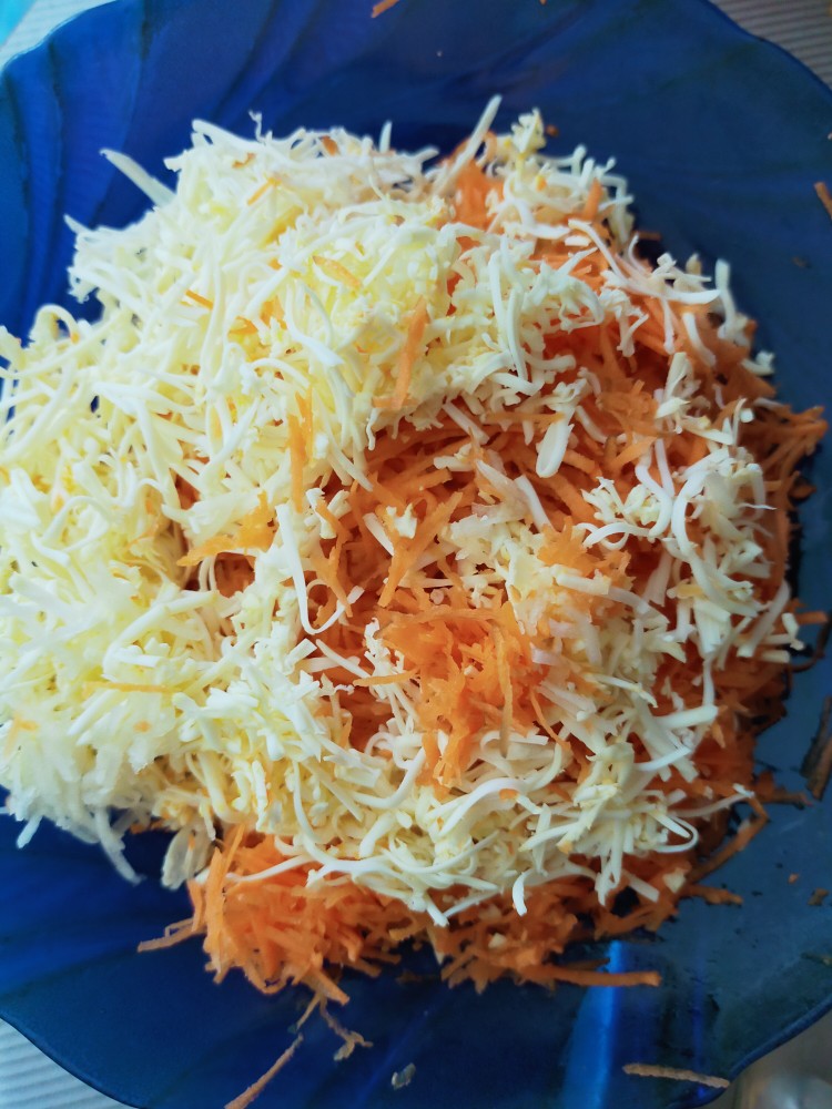 Морковно-сырный салат 🥗
