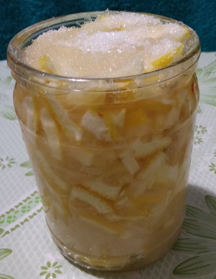 Лимоны с сахаром