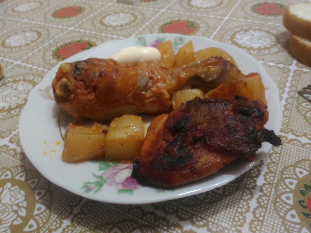 Мясо на сковороде