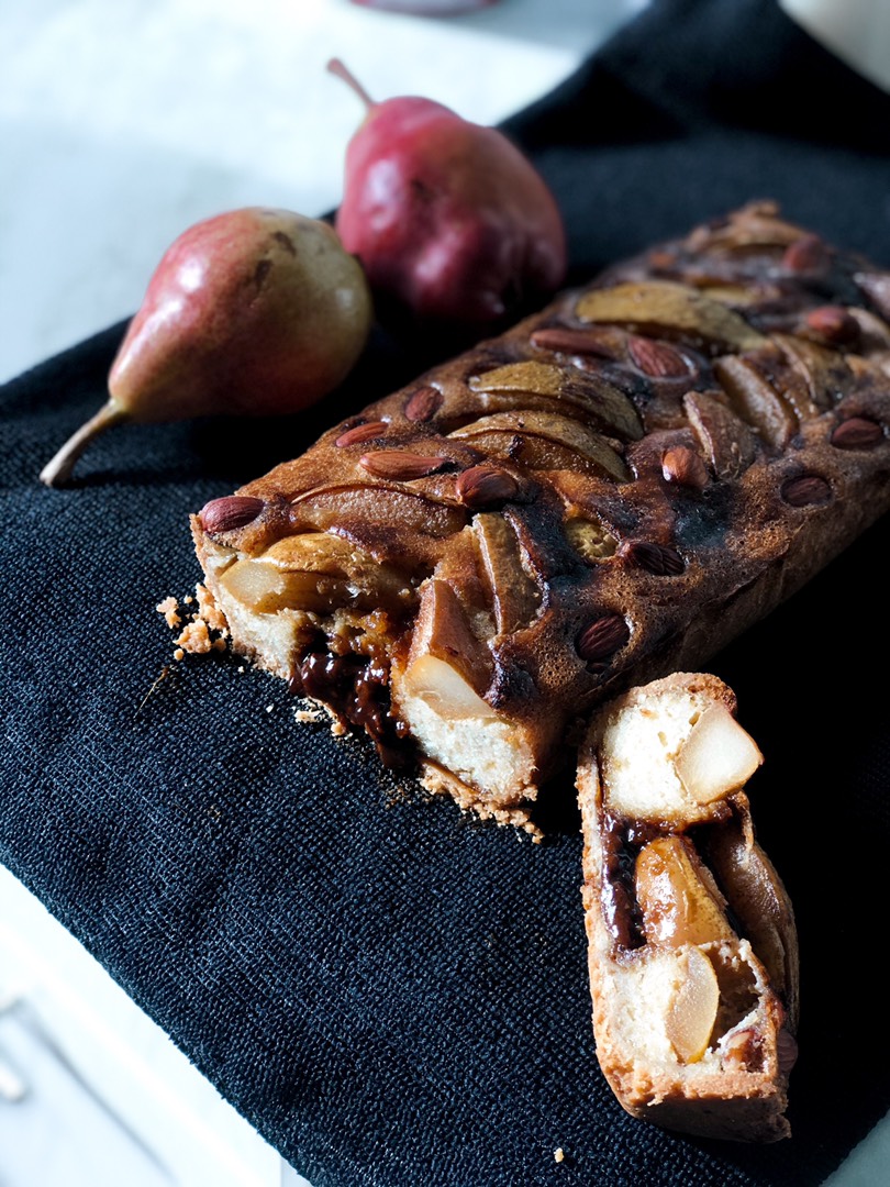 Грушевый тарт с солёной карамелью и орешками🍐🌰