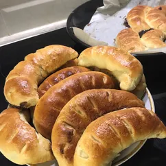 Рогалики с заварным кремом🥐