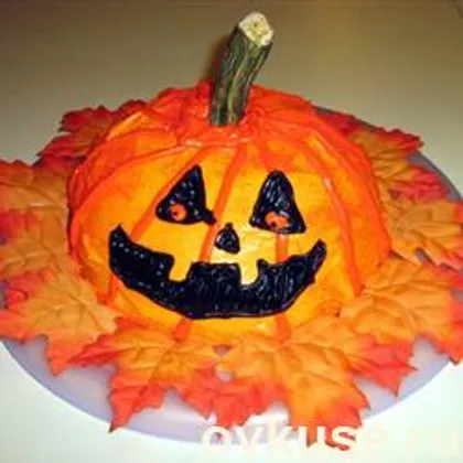 Тыквенный пирог для Хэллоуин