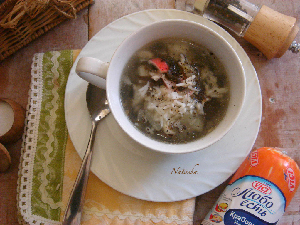 Суп с морской капустой - пошаговый рецепт - Кулинарные рецепты