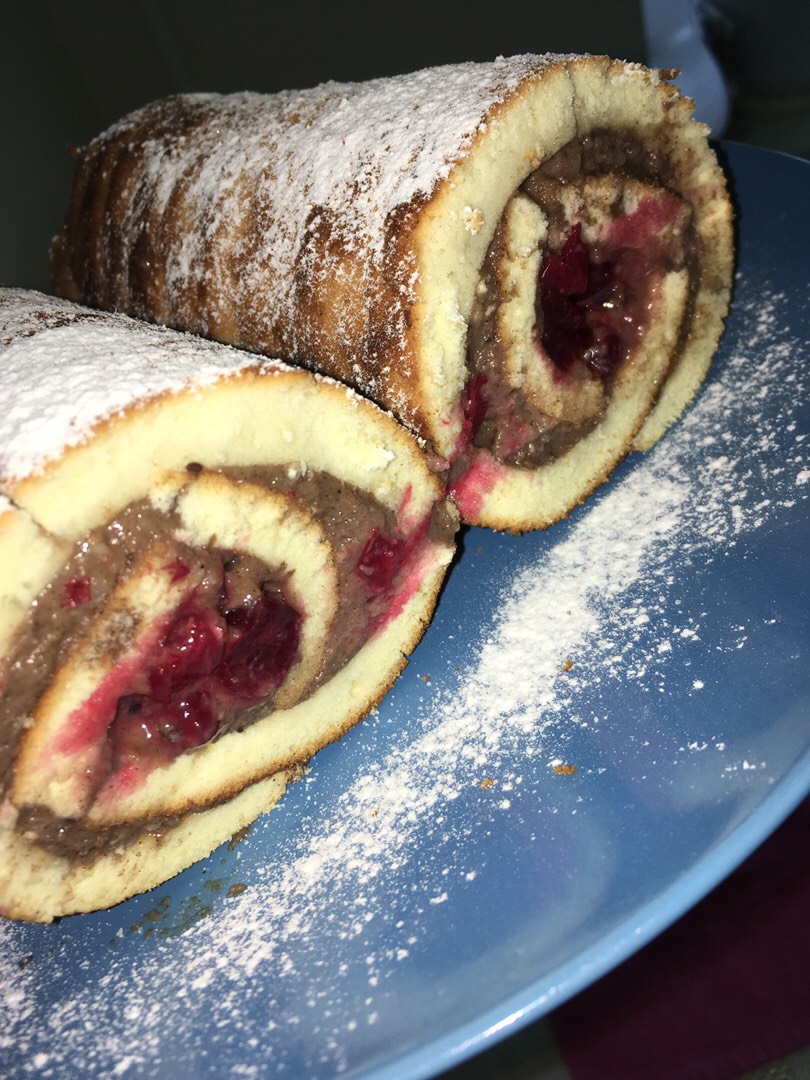 Бисквитный рулет «Увидеть Москву»