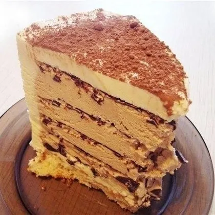 Торт без выпечки «Кофе с шоколадом»