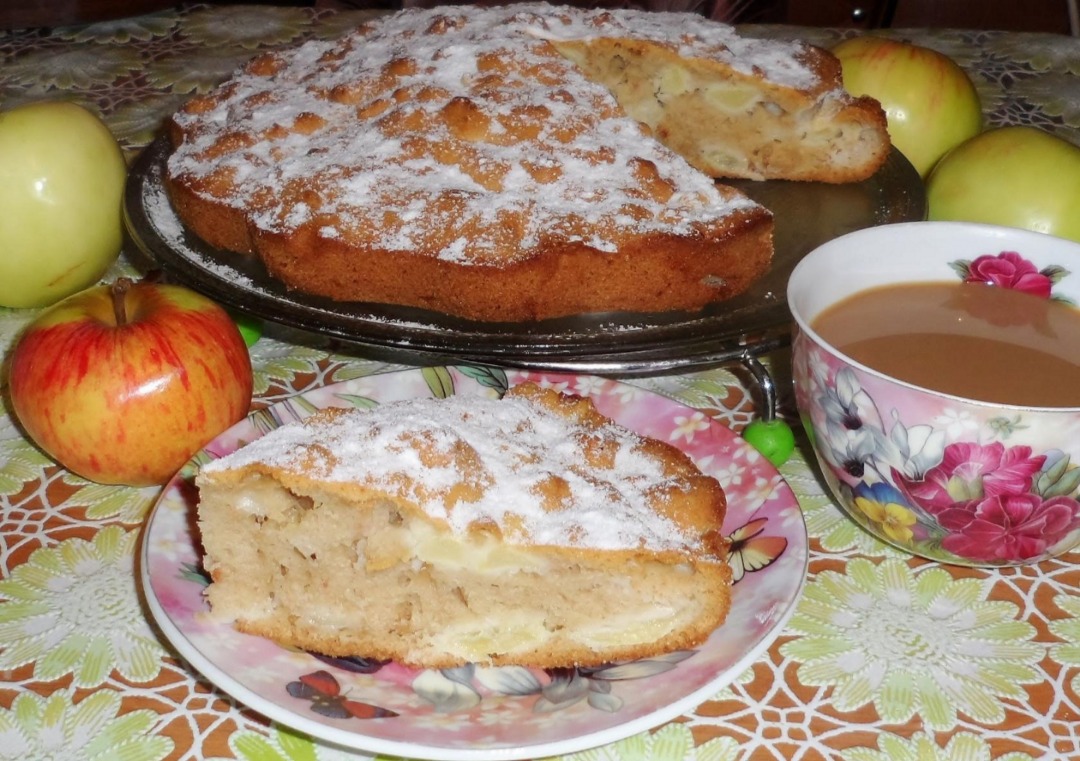 Ленивая шарлотка