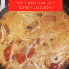 Удон со сливочным сыром