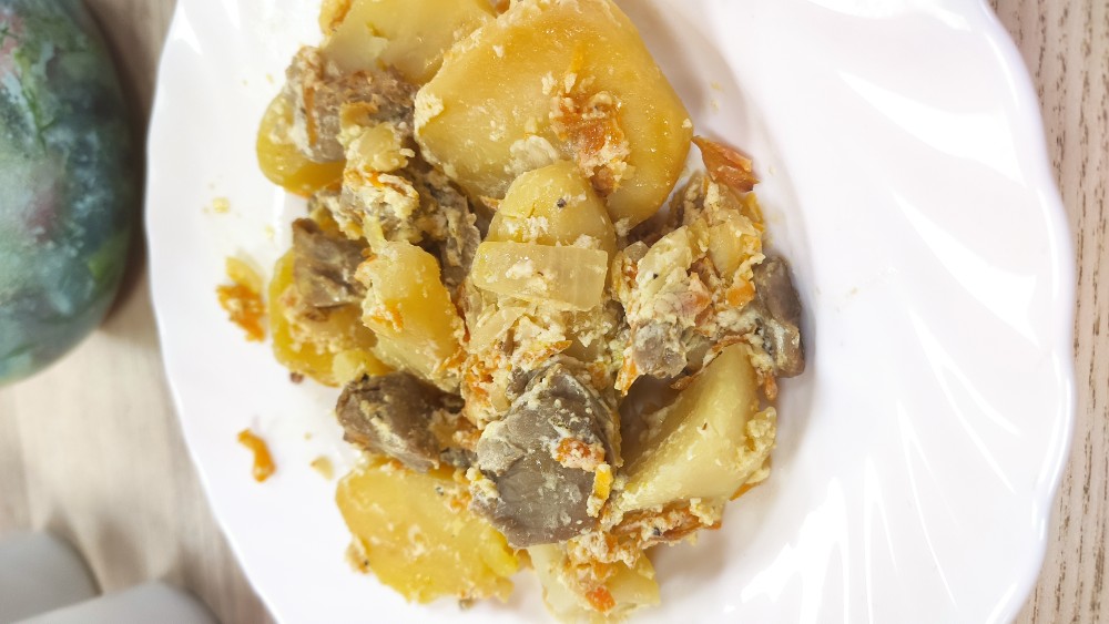 ПП Картошка 🥔 с грибами и сметаной в духовке