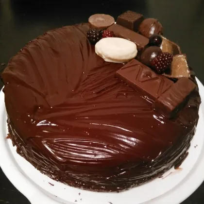 Шоколадный торт На раз, два, три🍰