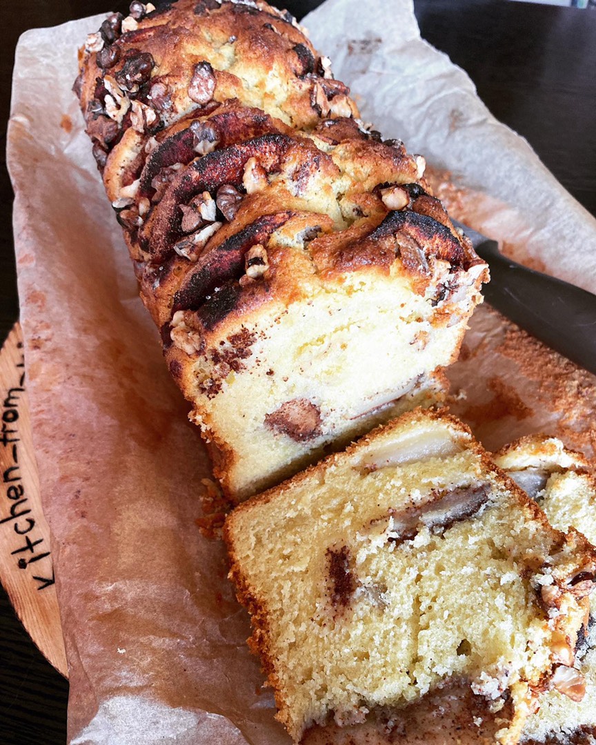 Яблочный кекс с корицей 🥮