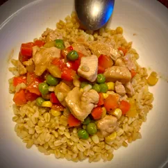 Курица с овощами в паназиатском стиле