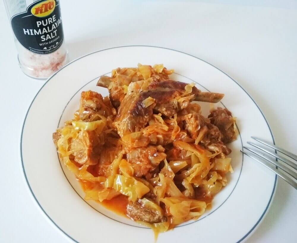 Капуста тушеная
