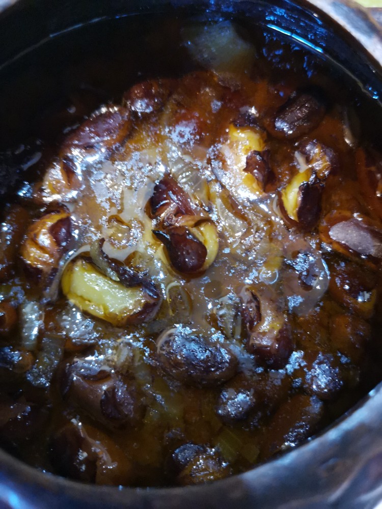 Тушеная фасоль (постная кухня)