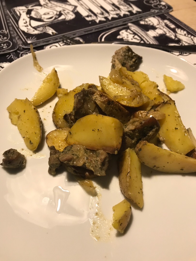 Индюшка в компании с картошкой