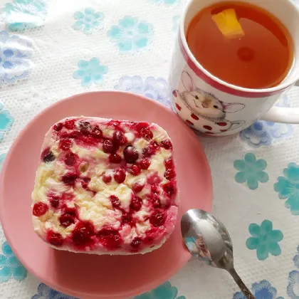 Овсяный кекс в микроволновке🧁 на завтрак