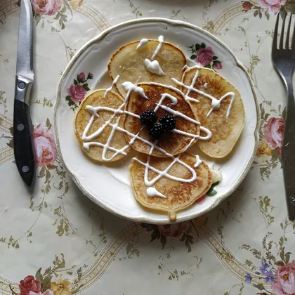 Оладушки на молоке 🥞🥛