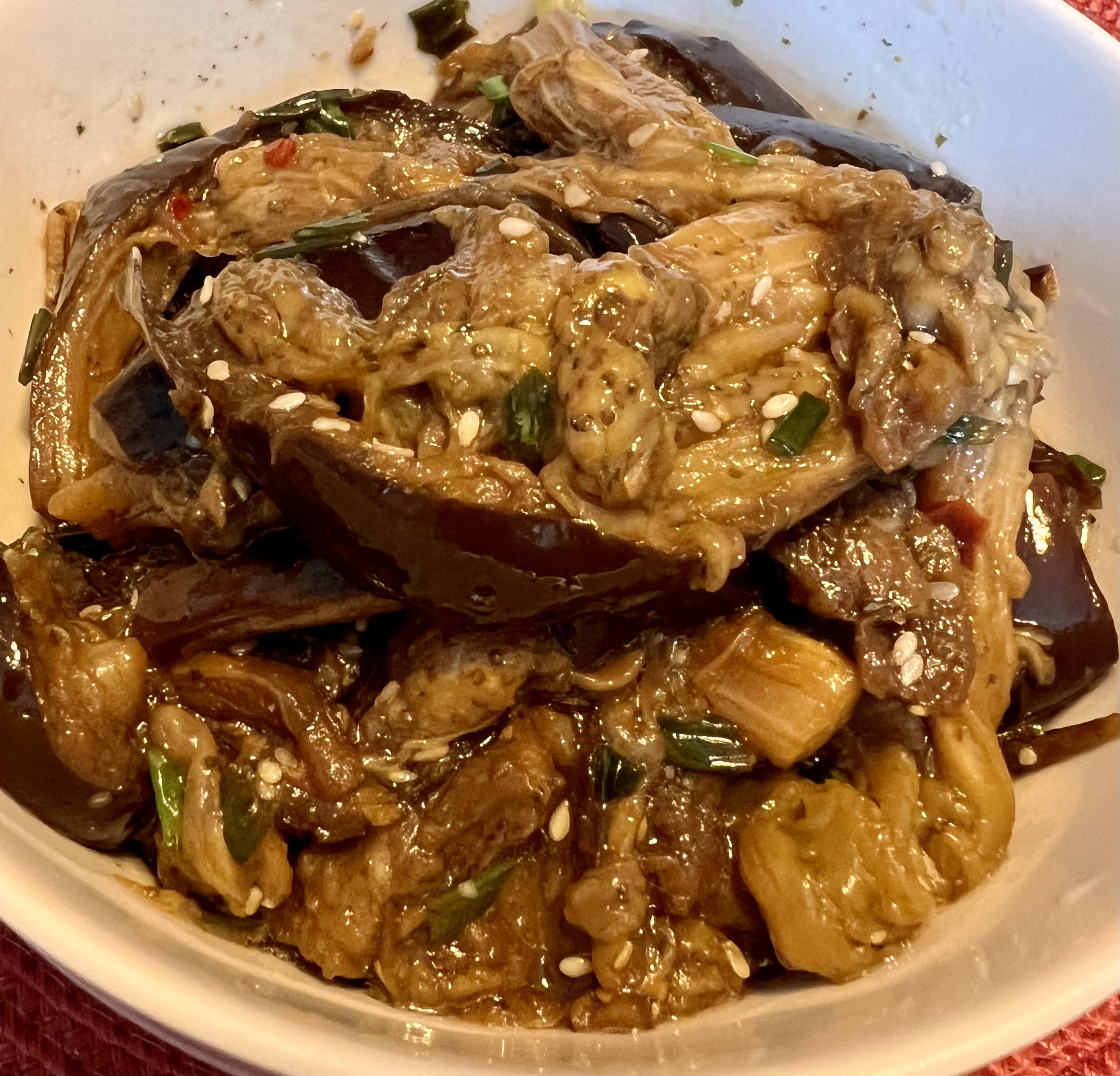 Салат из баклажанов по-азиатски