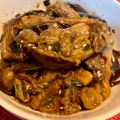 Салат из баклажанов по-азиатски