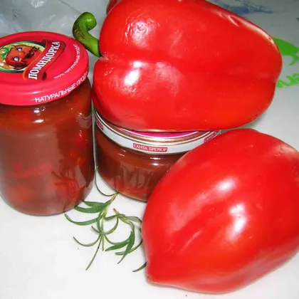 Болгарский перец в томатной заливке