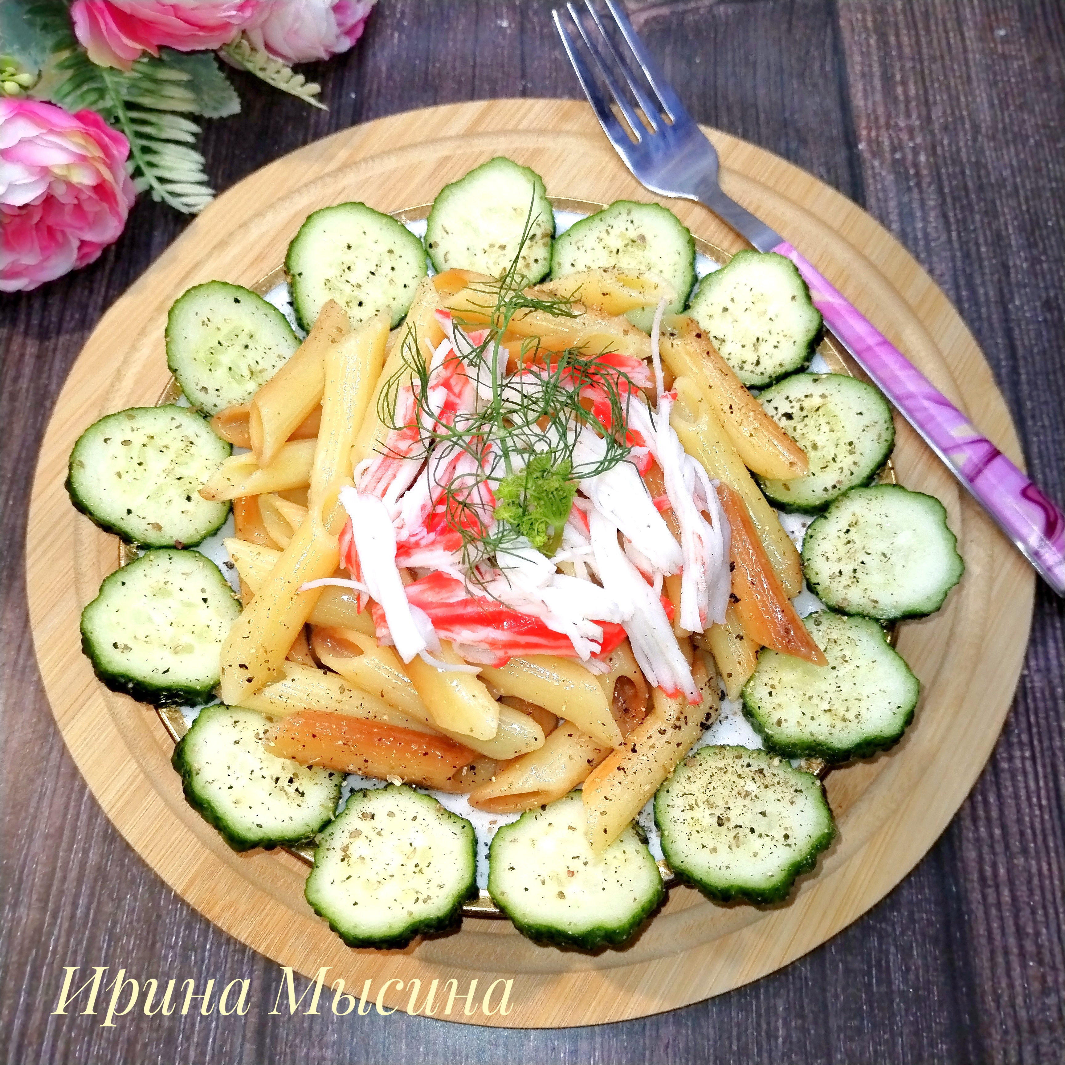 Жареные макароны 