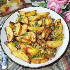 Картофель по-деревенски в аэрогриле 