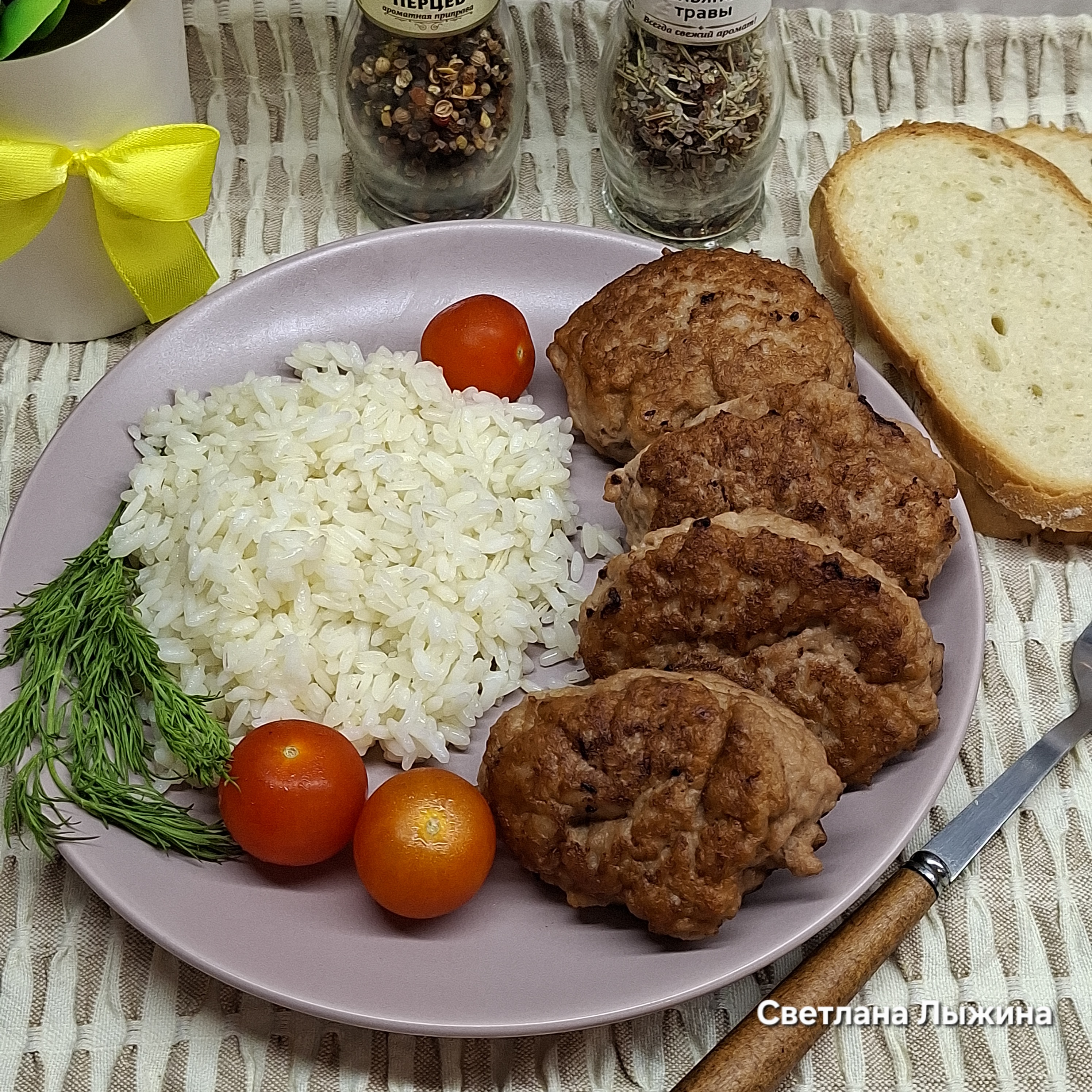 Котлеты из куриного фарша без яиц