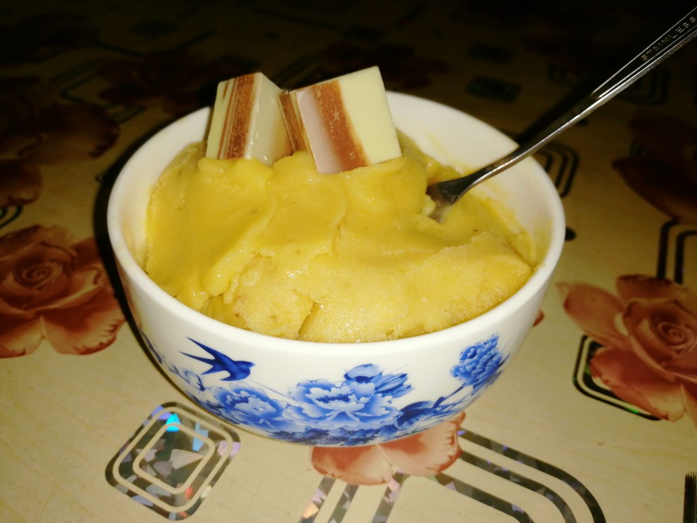 Мороженое из тыквы и банана