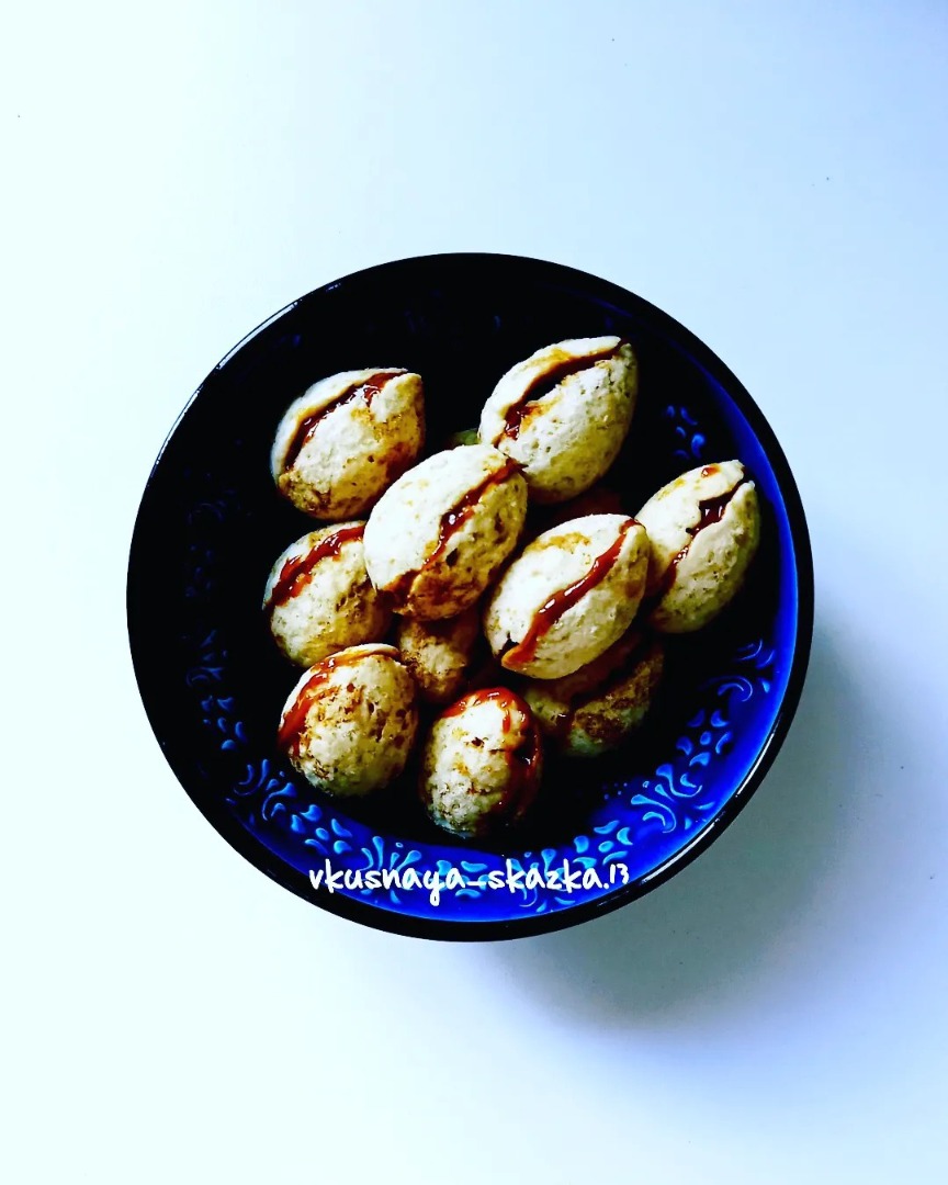 Веган Печенье "Орешки" с арахисовым маслом