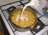 Постный суп-пюре из кукурузы