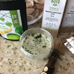 Миндальное молочко с японским чаем Матча 🍵