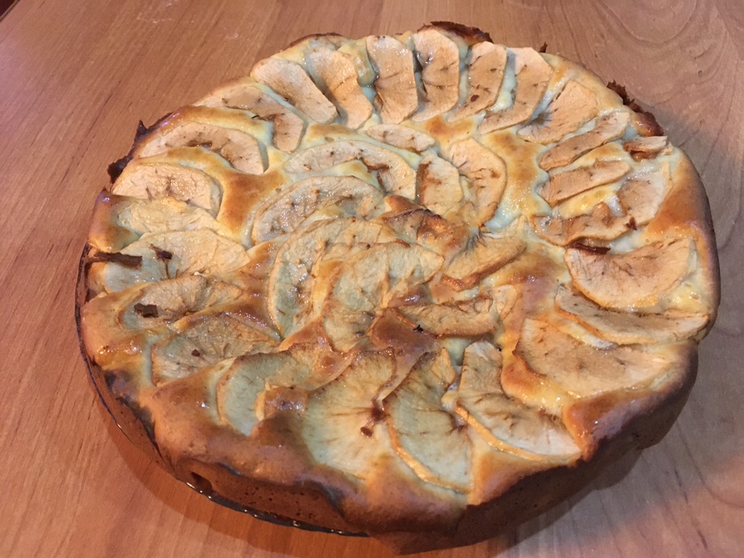 Пирог из яблочного пюре пошаговый рецепт с фото