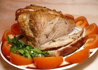 Запеченный окорок по-немецки