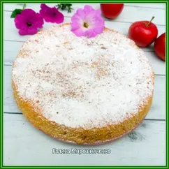 Яблочно-кокосовый пирог