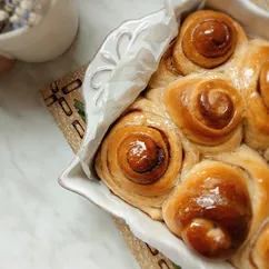 Веганские булочки с корицей