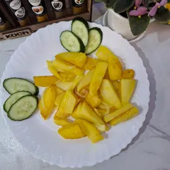 Картошка жареная с луком
