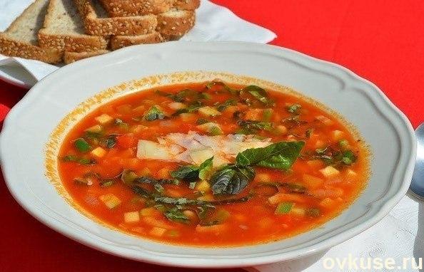 Итальянский овощной суп Минестроне