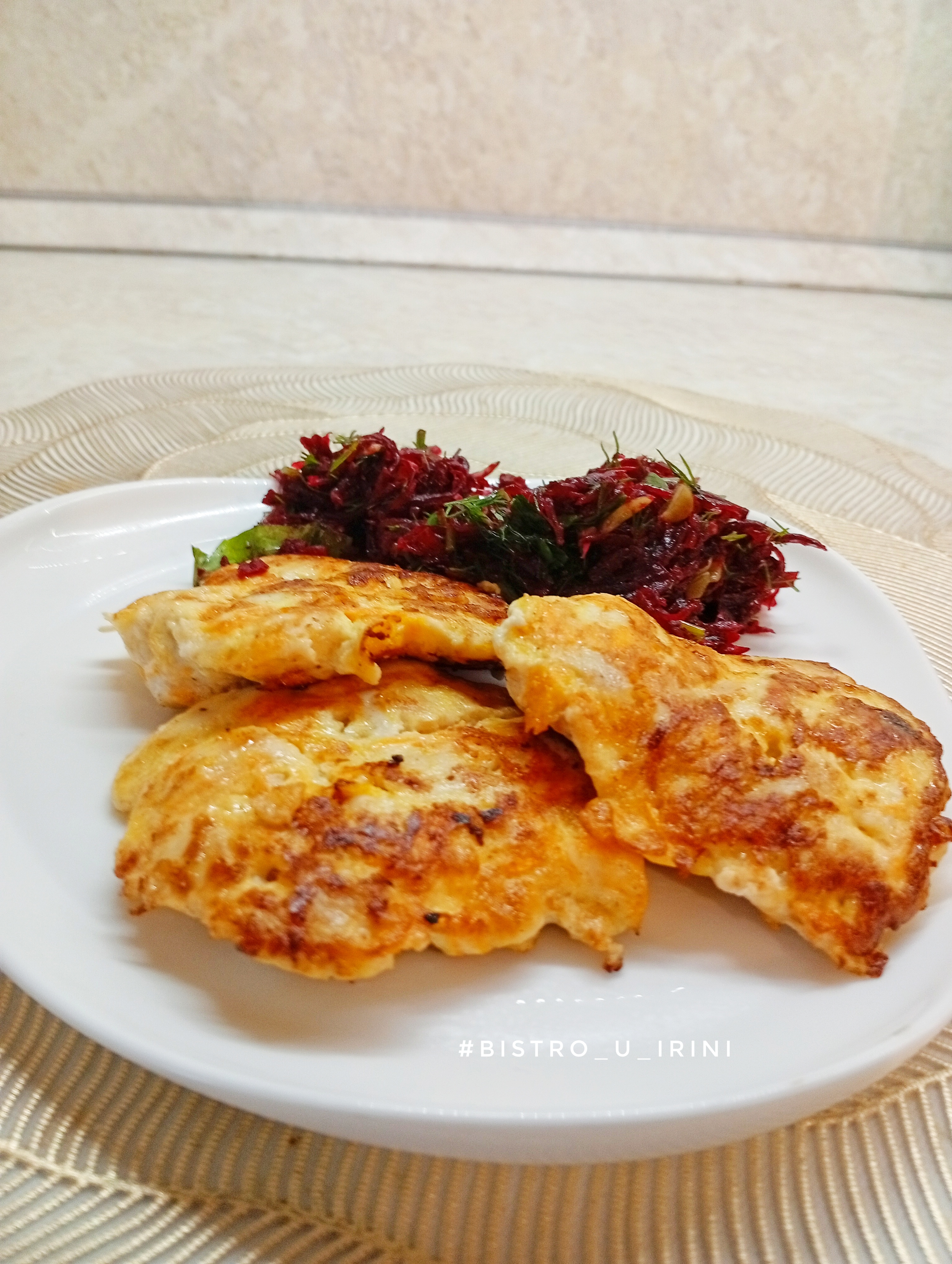 Куриные растрепки с морковью и сыром