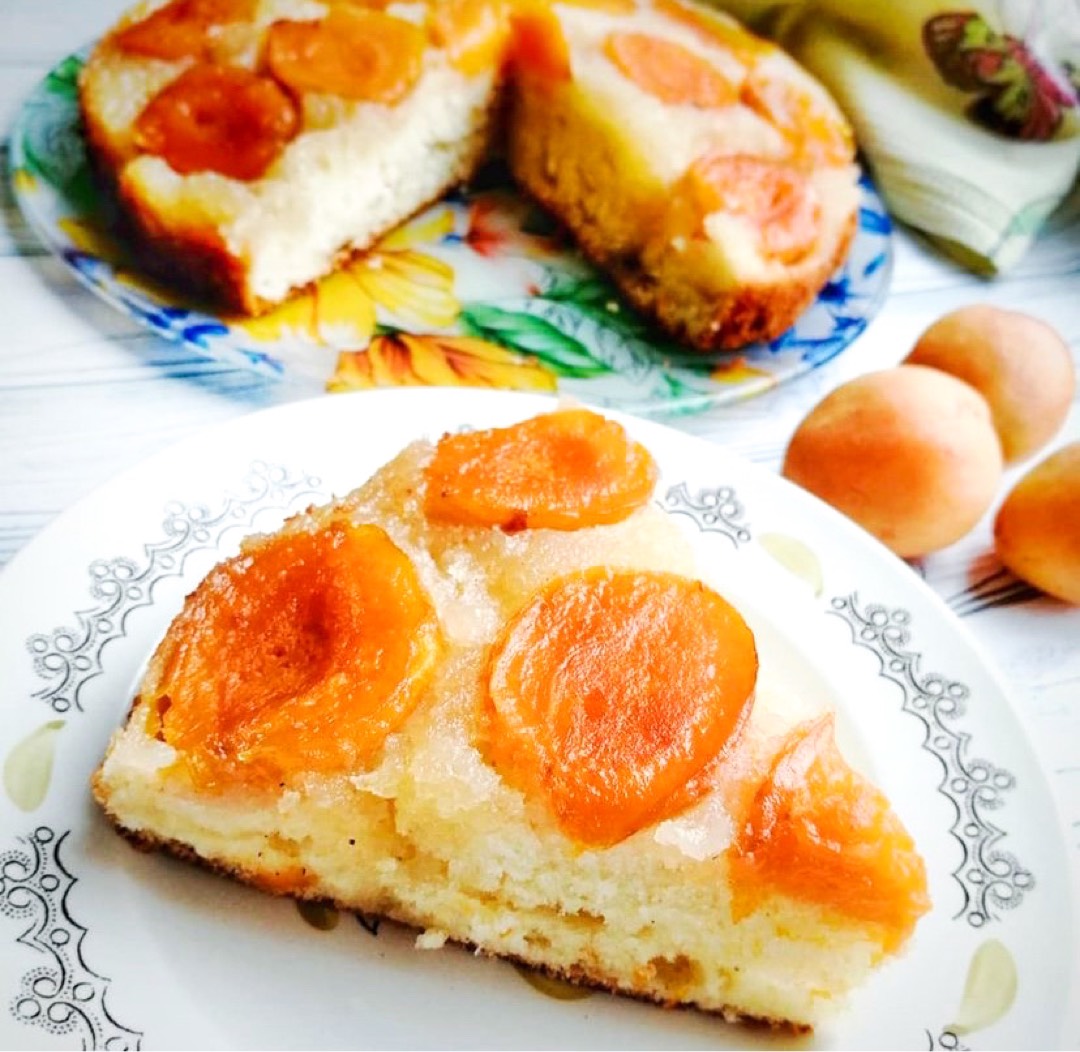 Как приготовить пирог «Перевёртыш» с абрикосами и карамелью