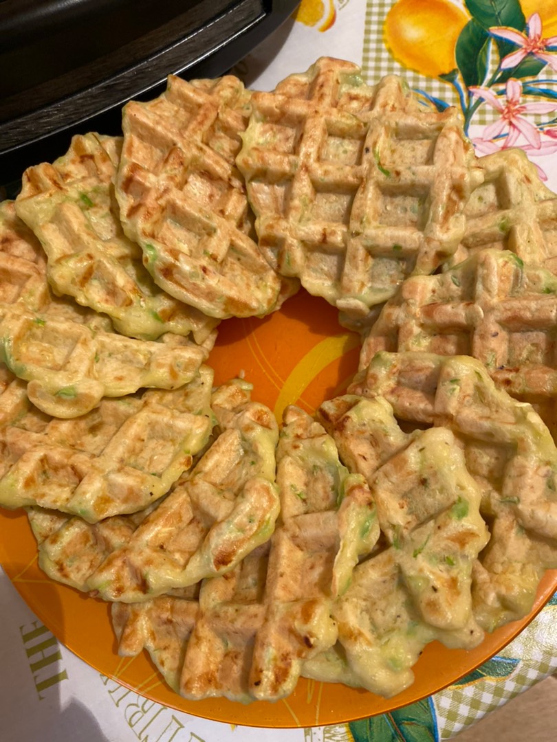 Вафли из кабачков