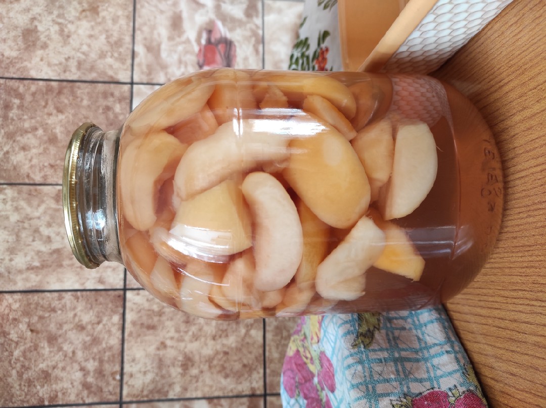 Персики в сиропе