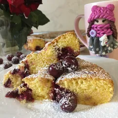 Вишнёвый пирог🤤🤤🤤❤️🍒🍒🍒