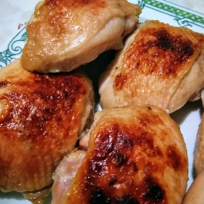 Куриные бедра под медовым соусом (в духовке)