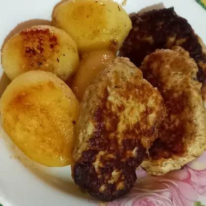 Котлеты типа ленивые зразы