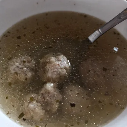 Суп фрикадельки