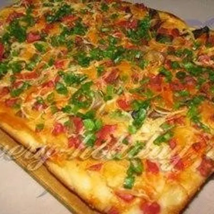 Вкусная домашняя пицца